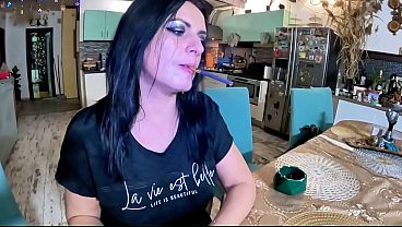 Smoking MILF Pantyhose Fetish. Triple Facial, Deepthroat, Doggy and Cum Play preview