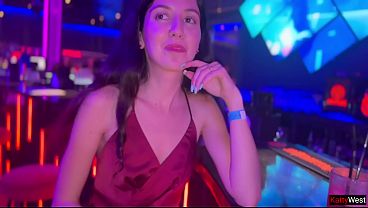 Straight from the Dance Floor to the Toilet – Sex with a Stranger in Nightclub Restroom – Anal and Swallowing Cum