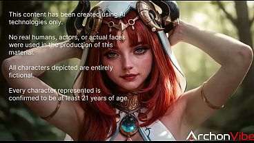 This incredible cosplayer seduced me, so I fucked her in the woods [AI]