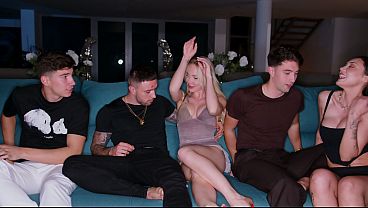 Wild Night With Friends Got Completely Out Of Hand – Interracial Sextet With Yasmina Khan, Angie Lynx & Catherine Knight