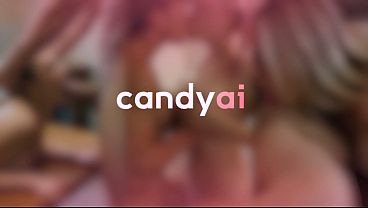 18 Year Old College Girl Sucks for the Stripper Job and Get Destroyed, Facial – Candy AI