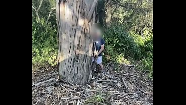 Amateur Straight Boy Caught Peeing Outdoors