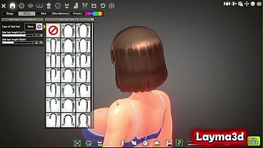 Anime hentai really oily body and cute fit body and cute ass which horny and really sexy outfit lady 3d in promative poses