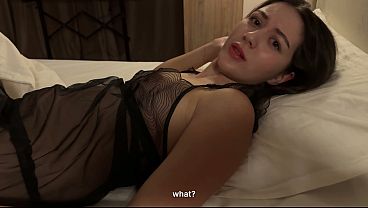 Big Ass Step Sister Only In Panties Jerking Off Stepbrother And He Couldn’t Resist to Fuck Her Hard!