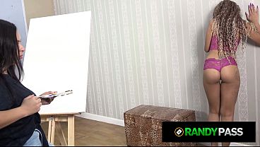Big Tits Lesbian Artist Gets Ass Licked By Her Petite Teen Model
