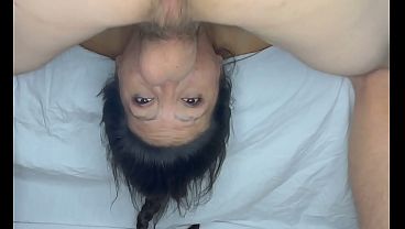 Chubby Native American throat fucked till eyes roll in to back of head. Hardcore.