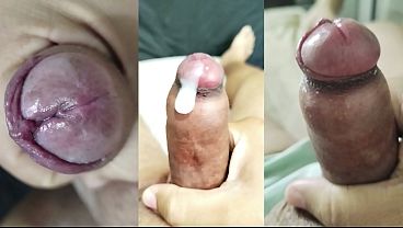 Compilado das gozadas e punhetas com meu pequeno pau com fimose e as vezes que fui cuckold assistindo minha namorada me trair – (Parte 4)
