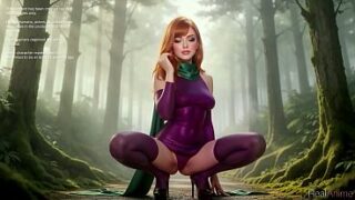 Daphne cosplay only counts if I fuck my step-sister deep in the woods.[AI]