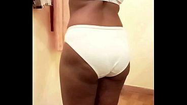 Desi Indian Tamil Wife Renu Panties Body Show & Slow Saree Dressing Tease to Roommate Bestie!