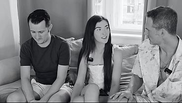 Double Teaming British Hottie Rhiannon Ryder on Tom Games Pod
