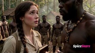 Jungle orgy | Female discovers the true wonders of BBC | AI generated