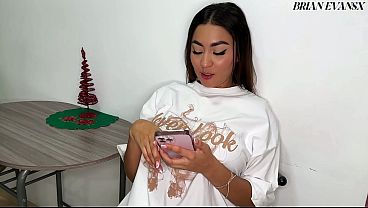 Latina Caro London fucks her stepbrother Brian Evansx with her big ass and nice tits