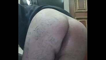 Masturbation of a tattooed, thick‑assed gay man! Tattoos on the butt, legs, and pubic area!