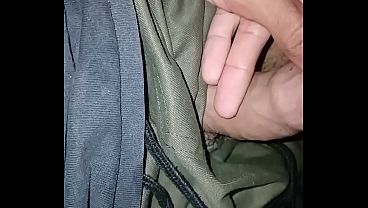 Masturbation Under the Sheets with a Beautiful, Big Cock