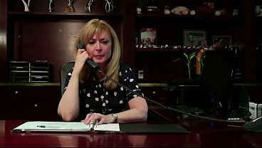 Pretty Blonde Angela Attison Licks Pussy Of Job Hopeful.