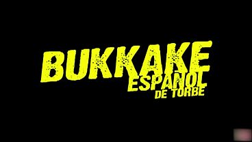 PutaLocura Bukkake Leyre Pajón se traga 14 pollas