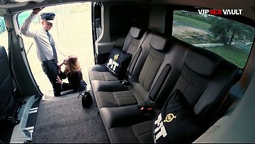 Redhead Gets Fucked Doggy Style Then Creampied Outdoors