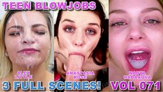Teen Blowjob Compilation Vol 71 – 3 Full Big DIck POV Blowjobs – Alex Little, Anastasia Rose, Nadya Nabakova