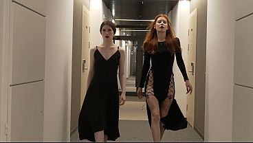 Those 2 girl vampires prefer use their fangs on cocks