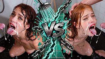 Two cuffed redheads are waiting in the wet room. You only get to destroy one. BDSM – AI Interactive Video