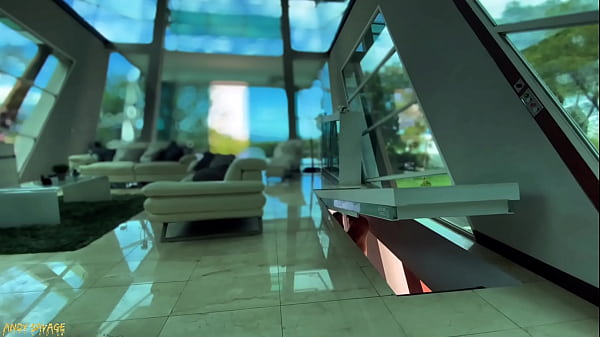 WMAF couple fucking in the glass house